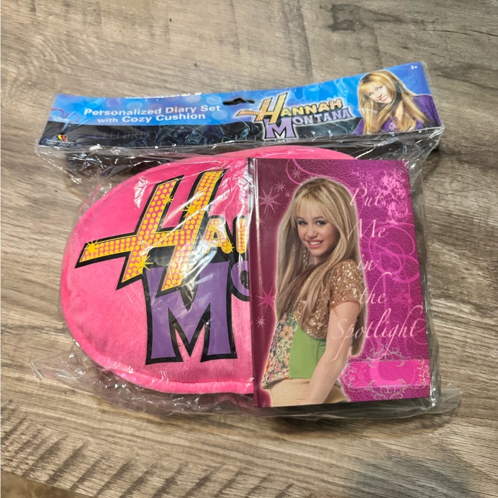 Disney Hannah Montana Diary Set - Pink and Yellow